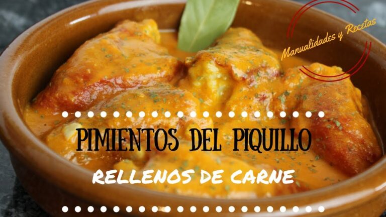 Pimientos rellenos de carne de la abuela