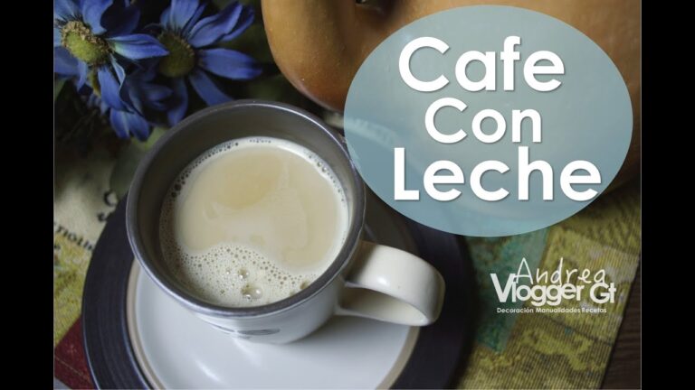 Como se hace el cafe con leche