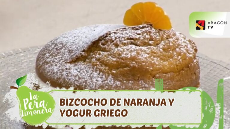 Bizcocho de naranja y yogur griego