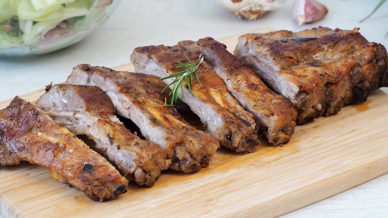 Costillas de cerdo al horno tiempo y temperatura