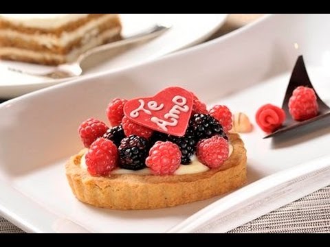Tarta de frutos rojos y crema pastelera