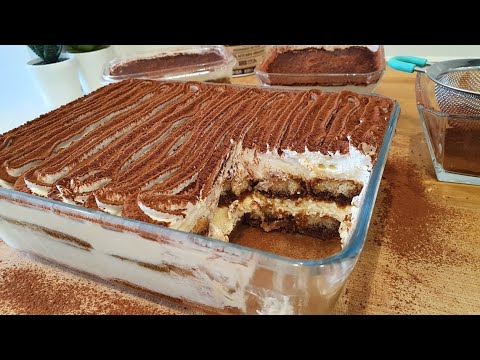 Tarta de tiramis&uacute; f&aacute;cil con mascarpone y nata