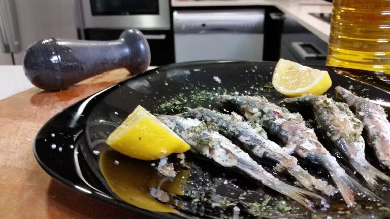 Sardinas a la plancha sin olor
