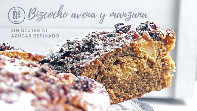 Bizcocho de avena y manzana thermomix