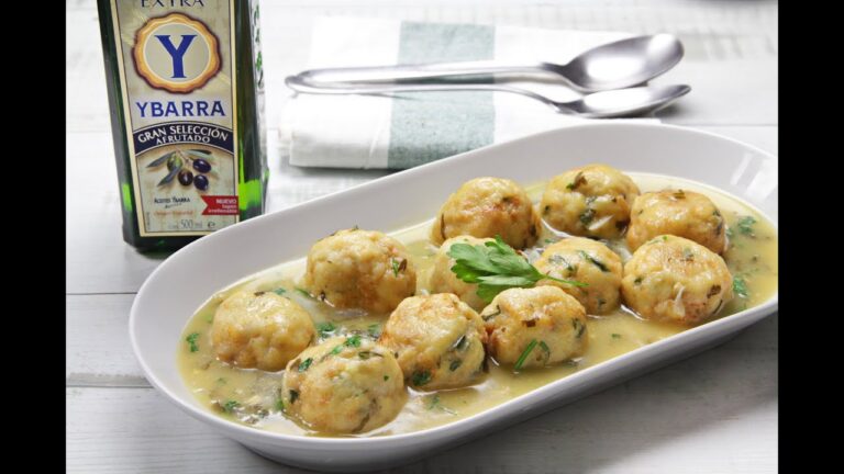 Albóndigas de bacalao en salsa verde