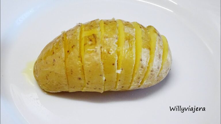 Como cocinar patatas en el microondas
