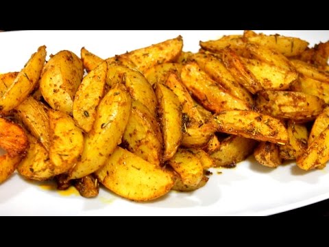 Como hacer patatas gajo al horno