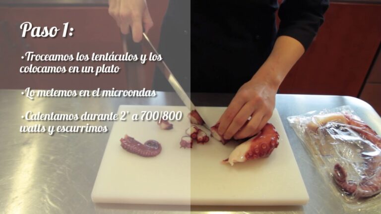 Como preparar el pulpo ya cocido