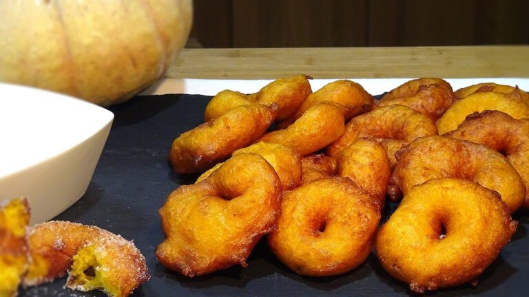 Como hacer bu&ntilde;uelos de calabaza valencianos