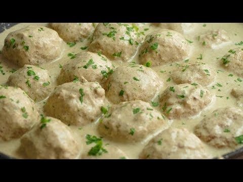 Receta albondigas de pollo en salsa