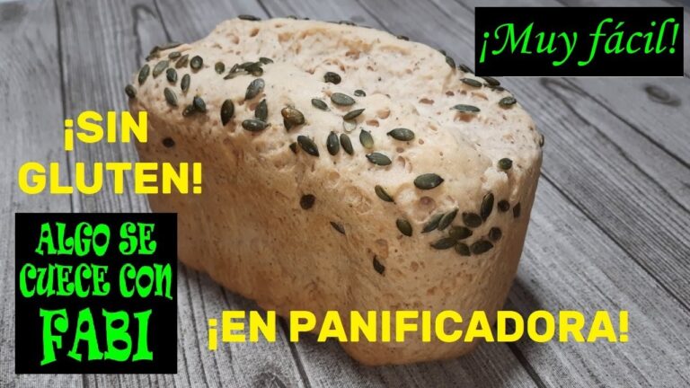 Receta pan sin gluten panificadora lidl