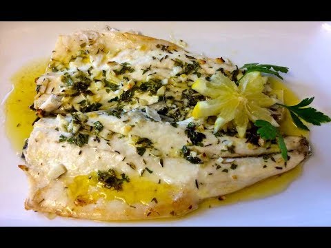 Lubina al horno con patatas cebolla y limon