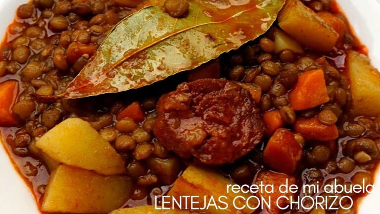 Receta de lentejas de la abuela