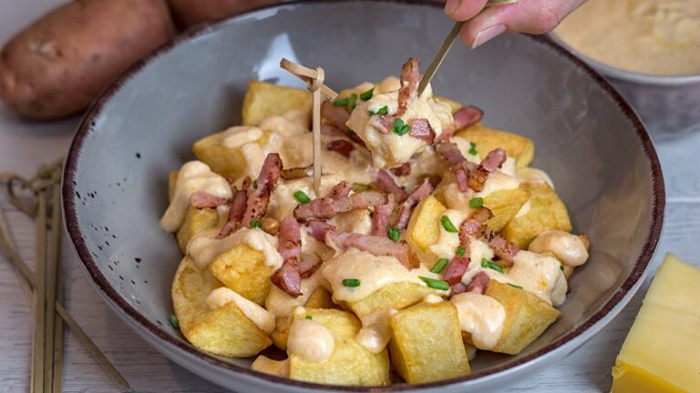 Salsa de queso para patatas fritas