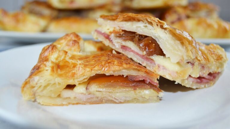 Empanada de beicon queso y datiles