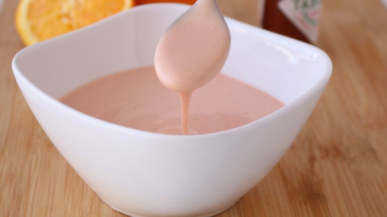 Como hacer salsa rosa para ensalada