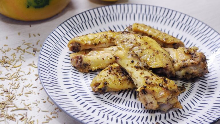 Pollo al horno a las finas hierbas