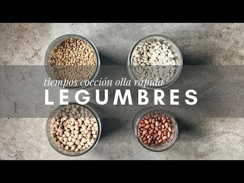 Tiempo cocci&oacute;n garbanzos en olla r&aacute;pida