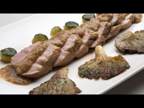 Solomillo con salsa de setas arguiñano