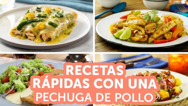 Recetas rapidas con pechuga de pollo
