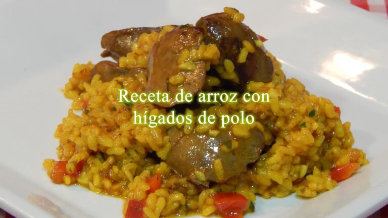 Receta higaditos de pollo con arroz