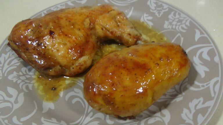 Contramuslos de pollo al ajillo al horno