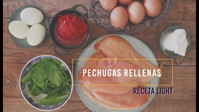 Pechugas de pollo rellenas al horno light