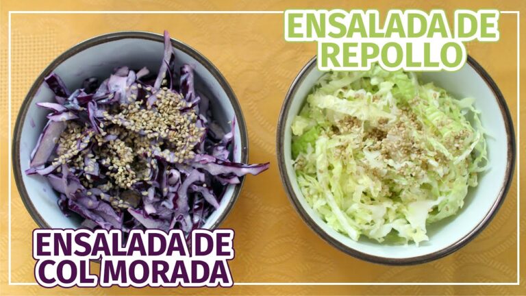 Ensalada de col lombarda con mayonesa