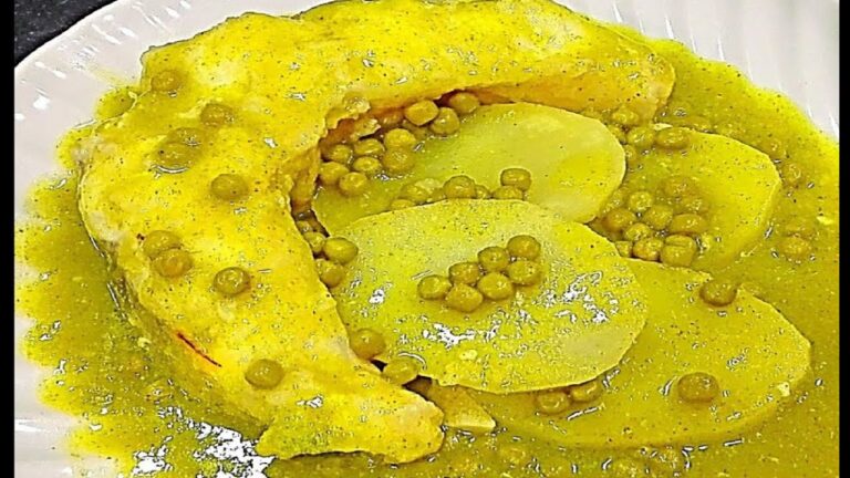 Congrio en salsa verde con patatas
