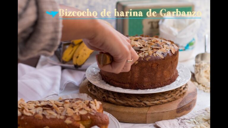 Recetas con harina de garbanzos postres