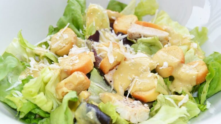 Receta de ensalada cesar con pollo