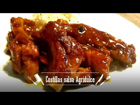Costillas en salsa en olla rapida