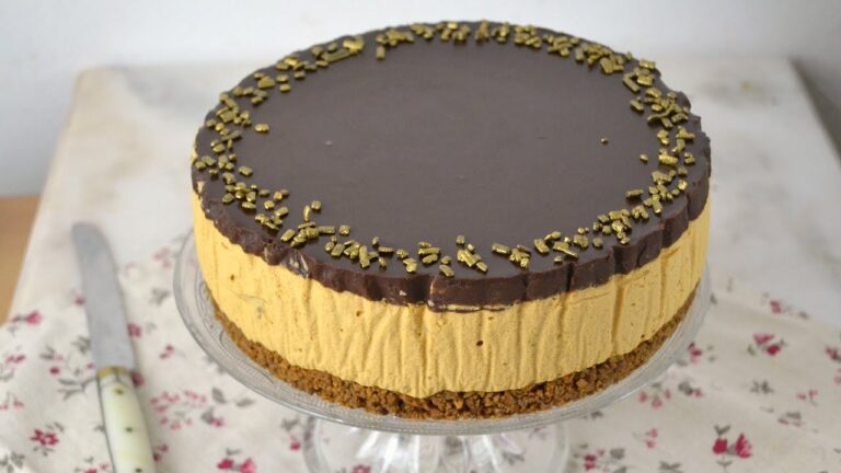 Tarta mousse de dulce de leche