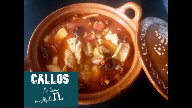 Callos a la madrileña receta dela abuela