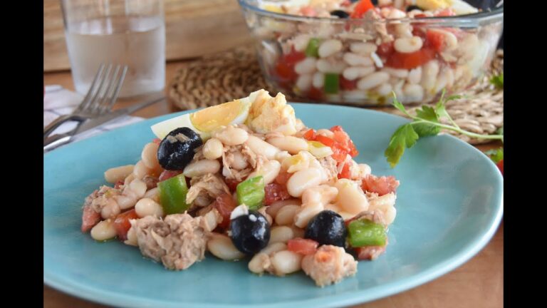Receta de ensalada de judías blancas