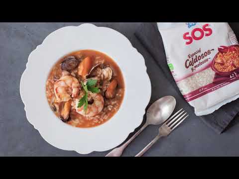 Como hacer un arroz caldoso de marisco