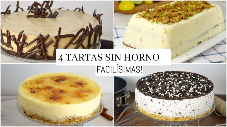 4 tartas sin horno f&aacute;ciles y deliciosas