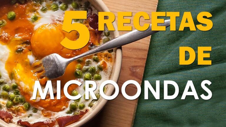 Recetas para hacer en el microondas