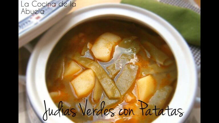 Receta de judias verdes con patatas