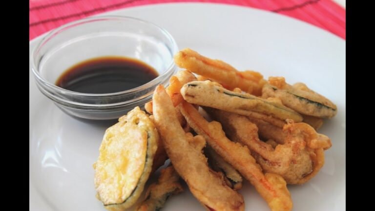 Como se hace la tempura de verduras