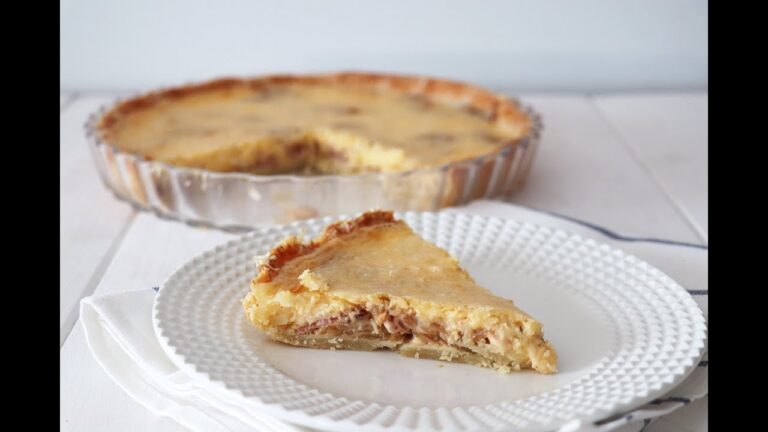 Quiche de bacon y queso philadelphia