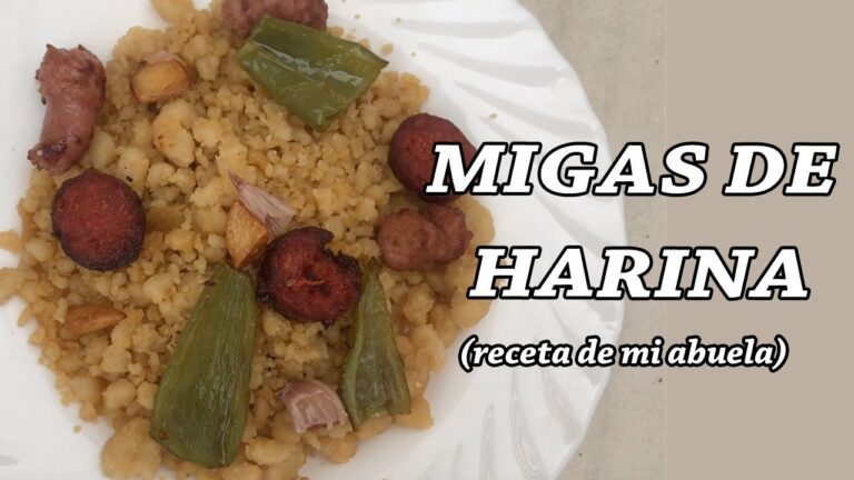 Migas de harina receta de la abuela