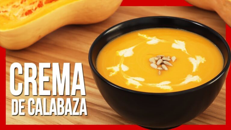 C&oacute;mo se hace la crema de calabaza
