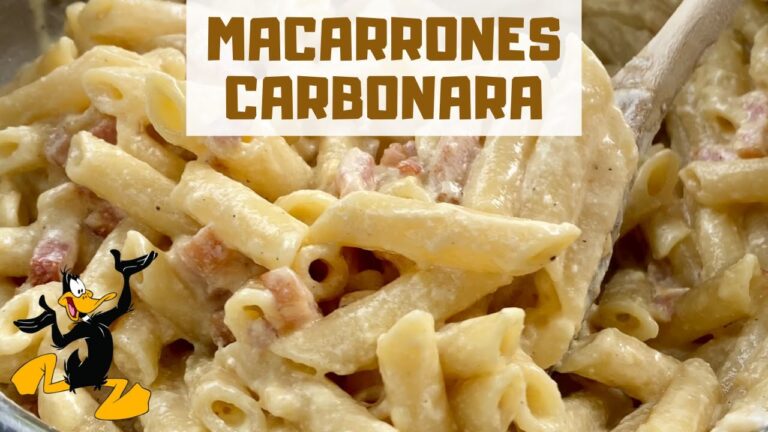 Como se hacen los macarrones a la carbonara
