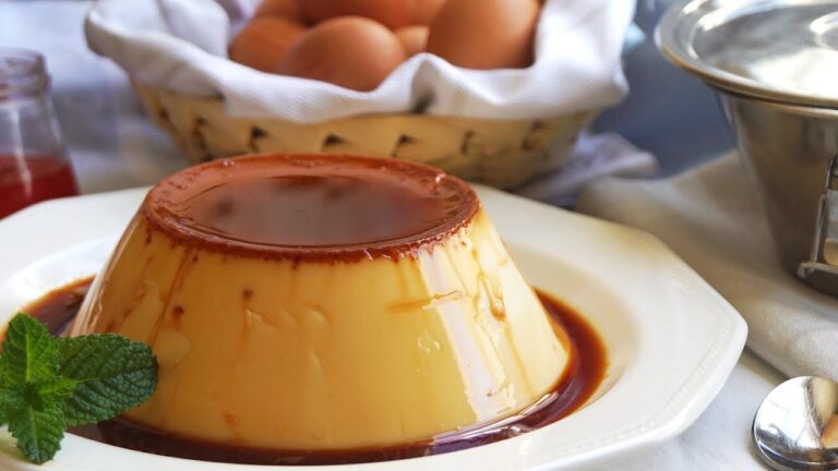 Receta para hacer flan de huevo