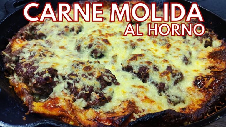 Recetas con carne molida al horno