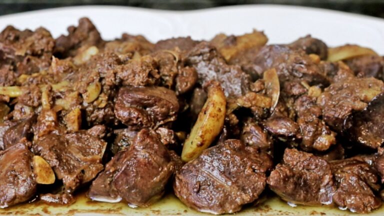 Receta higaditos de pollo al ajillo