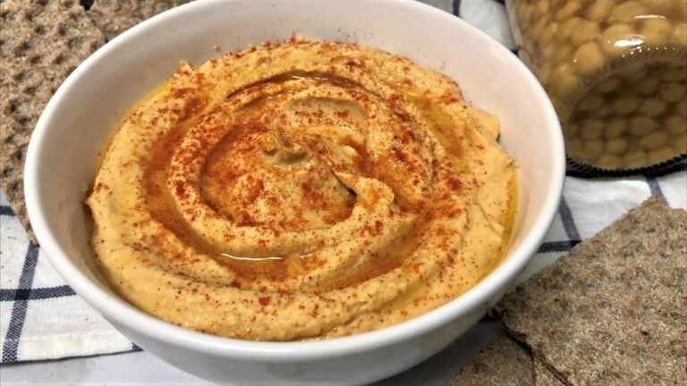 Cómo se hace el humus de garbanzos
