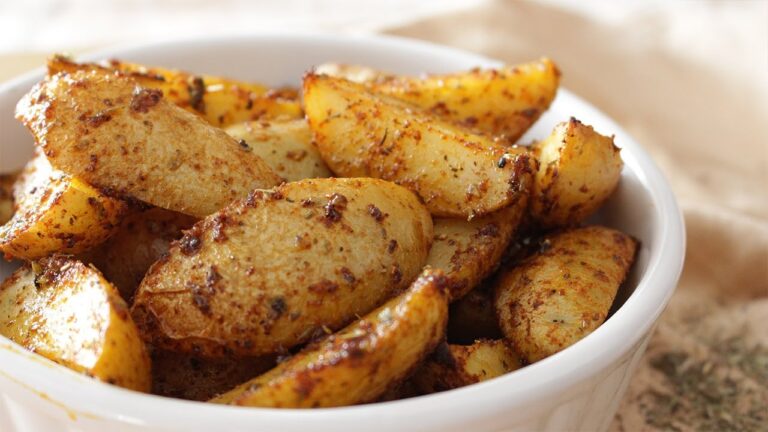 Patatas fritas al horno con especias