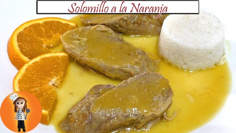 Solomillo de cerdo a la naranja de la abuela